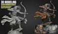 sculpt custom 3d miniature model character figurine tabletop dnd model printing