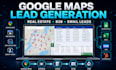 automate, scrape google map lead generation, real estate leads,email lead list