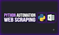 write simple python automation and web scraping scripts