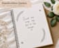 write beautiful handwritten letters, notes and quotes