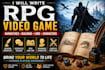 write rpg game narrative, game lore, plots, characters stories, dialogue,