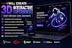 create 3d interactive website with threejs, webgl, gsap, webflow and spline