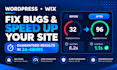 fix wordpress or wix bug error whitescreen pluginconflict joomia speedup in 24h