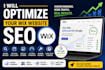 optimize your wix website SEO