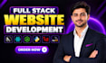 full stack website development as full stack front end backend developer