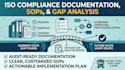 draft iso compliance documentation, sops, and gap analysis
