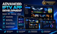 develop advanced iptv apps for android, ios, samsung with cpanel