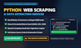 do python web scraping and data extraction in 24 hours
