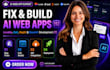 build, fix, or improve your lovable, bolt, or replit web app