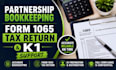 do partnership bookkeeping form 1065 tax return and schedule k1 support