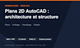 draw architectural and structural plans in autocad