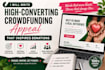 write a high conversion crowdfunding campaign that triggers donations