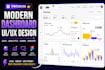 design modern saas dashboard UI UX in figma