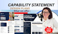 design urgent   professional capability statement  government contracts naics