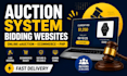 do auction system bidding websites online eauction bidding ecommerce php website