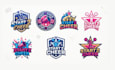 create a modern cheerleading logo t shirt design
