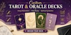 design a custom tarot and oracle deck with unique illustrations