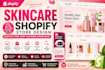 design a professional skincare shopify store