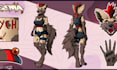 do furry art character reference sheet nsfw furry vtuber model ref sheet