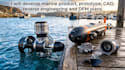 develop marine product, prototype, cad, reverse engineering and dfm plans