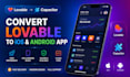 convert pusblish deploy lovable to ios base 44 replit android web app to ios