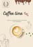design cafe menu, coffee shop flyer and restaurant menu