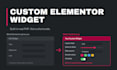 develop a custom elementor widget or addon for wordpress