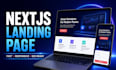 build a high converting nextjs landing page