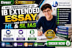 do ib extended essays, ia, hl, sl and ee
