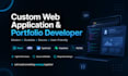 build a modern custom portfolio website or web application