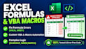 fix excel formulas, create custom vba macros and automation