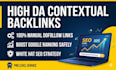 build dofollow contextual SEO backlinks