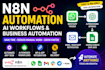 build n8n ai automation workflows, whatsapp bots