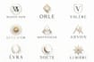 do modern minimalist luxury and monogram logo design