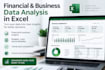 analyze financial and business data in excel