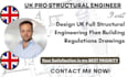 design UK full structural engineering plan building regulations drawings