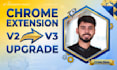 migrate chrome extension from manifest v2 to v3