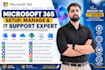 setup and manage microsoft 365, office 365, intune