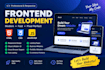 front end development and build website development for you