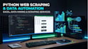 do web scraping and data extraction using python