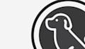 design a professional dog cartoon logo with copyright