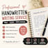 handwrite your text in beautiful and neat handwriting