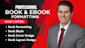do book formatting, book layout design, kindle ebook format