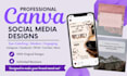 create professional canva social media designs