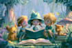 draw professional children book illustration