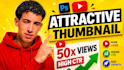 design eyecatching youtube thumbnails to boost clicks views