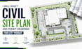 draft civil site plan and permit drawings for city permit