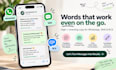 write engaging whatsapp, text messages, and rcs