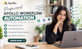 setup apollo io workflow automations