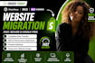 shopify migration wix to shopify migration wordpress to shopify migration clone